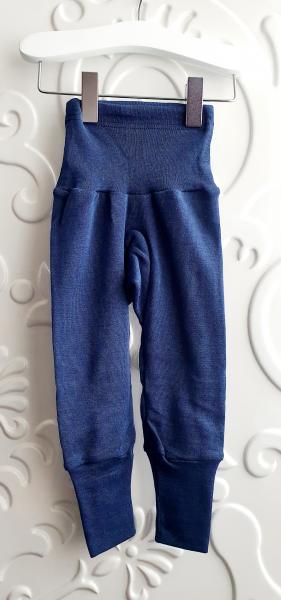 Cosilana Baby-Hose mit Bund Wolle/Seide MARINE (Dunkelblau)